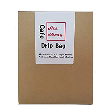 Cafe Hisstory Drip bag Coffee Pocket PourOver - Single-Serve Pour Over Coffee - Ethically Sourced, Specialty Coffee 10Pack, Bulk (Lifestory Blend)