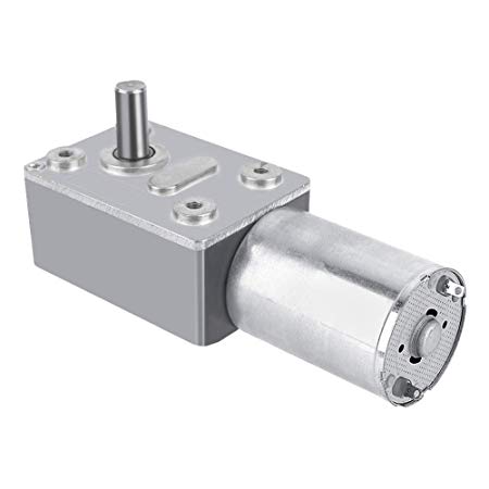 DC 12V Reversible High Torque Turbo Worm Gear Box Reduction Electric Motor 5/6/20/40/62RPM(5RPM)