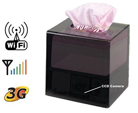 H.264 Wi-Fi IP Covert Tissue Box DVR Camera