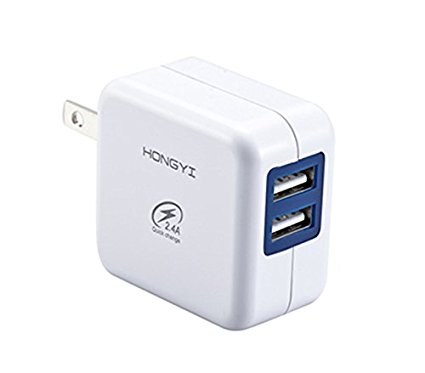 Charger,Dual USB Travel Wall Power Adapter with quick charger JackPower 2.4 Amp USB Foldable Plug Made for Iphone 6 6plus 5 5s 5c 4s,Ipads,Ipods,Samsung Galaxy S6 S5 S4 S3and Most Android Phones