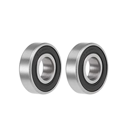 uxcell 6001-2RS Deep Groove Ball Bearings Z2 12mm X 28mm X 8mm Double Shielded Carbon Steel 2pcs