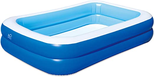 Blue Wave NT6123 103in x 69in x 22in Deep Rectangular Family w/Cover Inflatable Pool