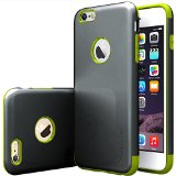 iPhone 6 Plus case Caseology Sleek Armor Black  Lime Green Dual Layer Impact Resistant Shock Absorbent TPU Apple iPhone 6 Plus case