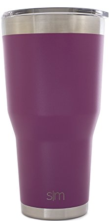 Simple Modern 30oz Cruiser Tumbler - Vacuum Insulated Double-Walled 18/8 Stainless Steel Hydro Travel Mug - Powder Coated Coffee Cup Flask - Orchid Violet