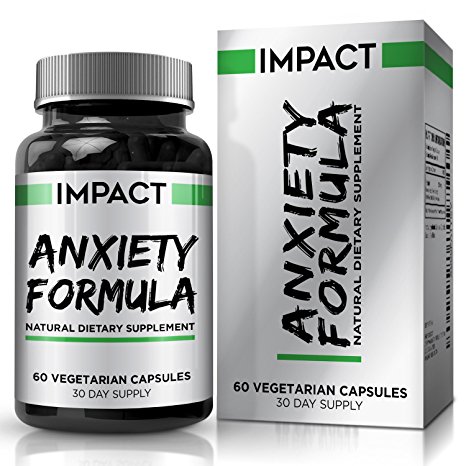 Anxiety Formula With Gaba, L-Theanine, 5-HTP, Ashwagandha, Magnesium Oxide, Chamomile - For Positive Mood And Relaxed Mind, Helps Promotes Higher Serotonin Levels - 60 Capsules