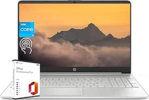 HP 2024 Newest Laptop for Business and Student, 15.6" HD Touchscreen, Intel 6-Core i3-1215U Processor, 16GB RAM, 512GB SSD, lntel UHD Graphics, Windows 11 Home, with Microsoft Office Lifetime License