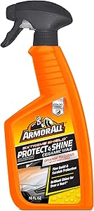 Armor All Extreme Shield Protect & Shine Ceramic Wax, Color Changing Spray Car Wax, 16 Fl Oz Bottle