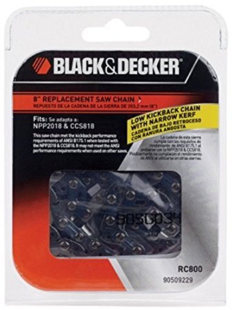 Black & Decker RC800 8-Inch Saw Chain for CCS818, and NPP2018