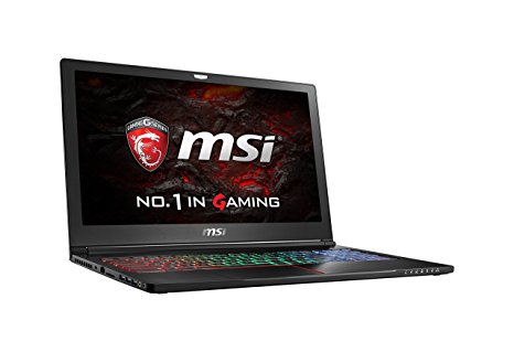 MSI VR Ready GS63VR Stealth Pro-034 15.6" Slim and Light Gaming Laptop GTX 1060 i7-6700HQ 16GB 256GB M.2 SATA   1TB Windows 10