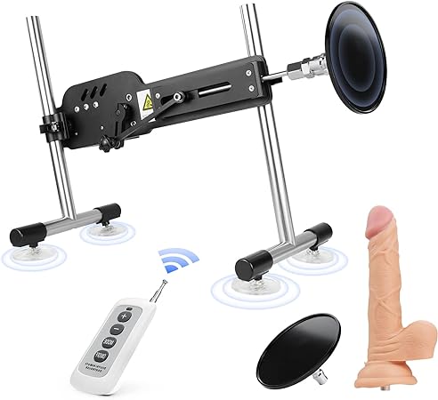 Sex Machine for Women and Men Stainless Steel Advanced Sex Machines Automatic Sex Toy Sex Machines Gun Thrusting Sex Machine with Remote Suction Cup and Penis Quick Air Port Thrust Anal Dildo Machine