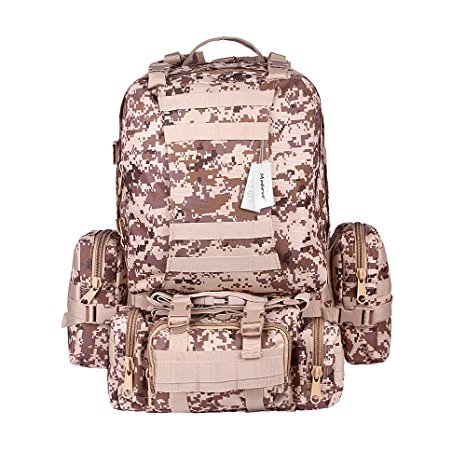 Modovo Outdoor Waterproof Tactical Backpack Assault Pack Combat Backpack 22"x 18"x 6"