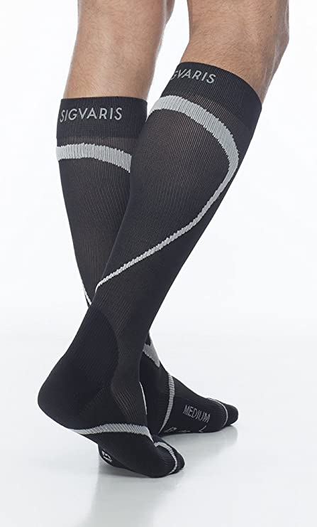 SIGVARIS Men’s & Women’s Motion High Tech 412 Closed Toe Calf-High Socks 20-30mmHg