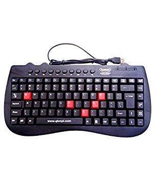 Quantum QHM7309 Wired Mini Keyboard (Black)