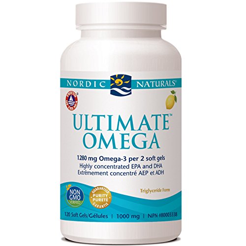 Nordic Naturals Ultimate Omega 120 softgels lemon flavor