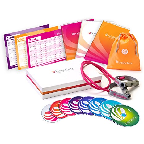 baladea Fitness and Wellness System includes 8 Workout DVDs