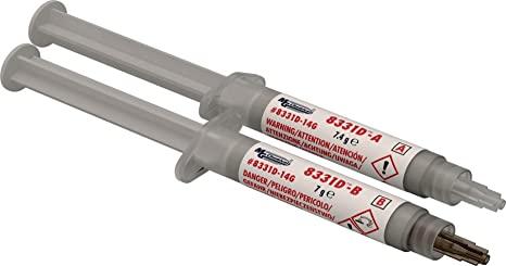 MG Chemicals 8331D Silver Conductive Epoxy Adhesive, High Conductivity, 20 min Working time, 14 Gram Kit (8331D-14G)
