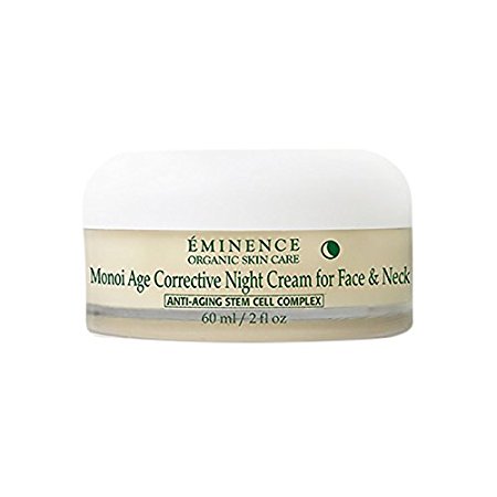 Eminence Organic Skin Care Monoi Age Corrective Night Cream for Face & Neck, 2 Ounce