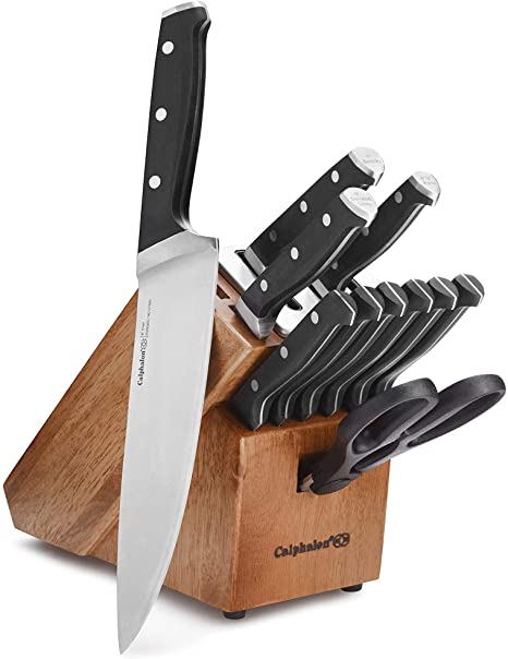 Calphalon Classic Self-Sharpening Cutlery Knife Block Set with SharpIN Technology, 12 Piece