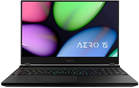 [2020] Gigabyte AERO 15 KB Thin Light Performance Laptop, 15.6" 144Hz FHD IPS Display, GeForce RTX 2060, Intel Core i7-10750H, 16GB DDR4, 512GB NVMe SSD, Up to 8.5-hrs Battery Life