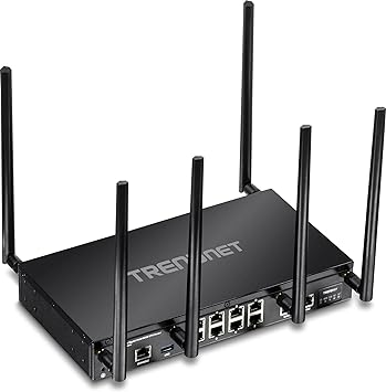 TRENDnet AC3000 Tri-Band Wireless Gigabit Dual-WAN VPN SMB Router,TEW-829DRU,MU-MIMO, Wave 2,Internet Router,Whole Office/Home WiFi,Pre-Encryped Wireless,QoS,Inter-VLAN Routing