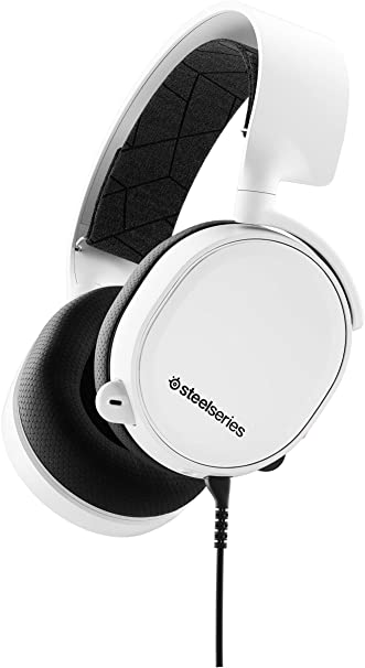 SteelSeries Arctis 3 - All-Platform Gaming Headset - for PC, Playstation 4, Xbox One, Nintendo Switch, VR, Android, and iOS - White