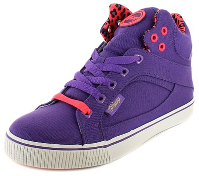 New Ladies/Womens Purple Pastry Sire Lace Ups Hi-Tops Fashion Trainers - Purple - UK SIZES 4-9