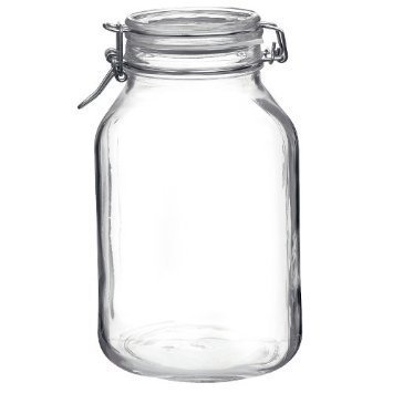 Bormioli Rocco Fido Glass Canning Jar Italian - 3 Liter