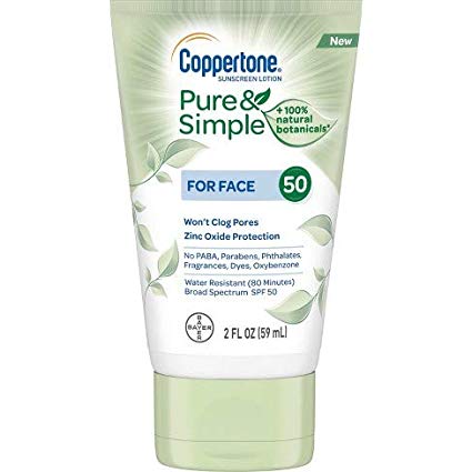 Coppertone Pure & Simple - Pure & Simple Face SPF 50 Lotion 2 Oz (CT57975)