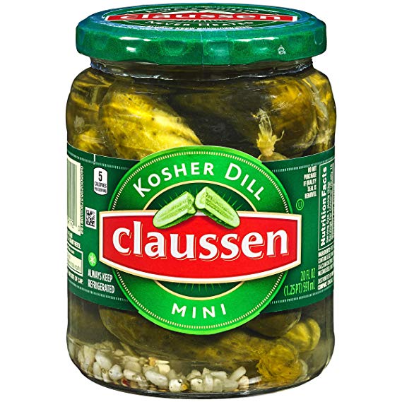 Claussen Kosher Dill Mini Pickles (20 oz Jar)