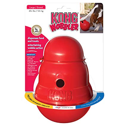 KONG Wobbler Treat Dispensing Dog Toy, Large