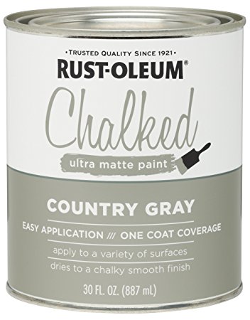 285141 Rust-Oleum Ultra Matte Interior Chalked Paint 30 oz,  Country Gray