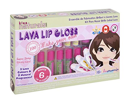 Kiss Naturals: Lava Lip Gloss Making Kit - All Natural, DIY