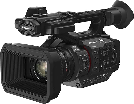 Panasonic Camcorder, Professional Quality 4K 60p, 1.0-inch Sensor, 24.5mm Wide-Angle Lens and Optical 20x Zoom, V-Log, Ethernet, Simultaneous SDI/HDMI Output, HD Live Streaming - HC-X2