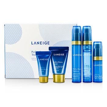 Korea Laneige Perfect Renew Skincare Trial Kit 5 Items