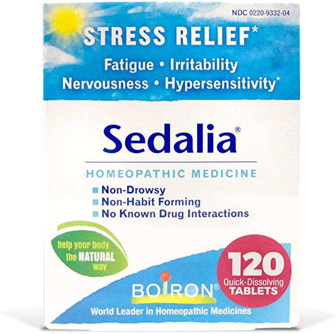 Boiron Sedalia Tablets for Stress Relief, 120 count