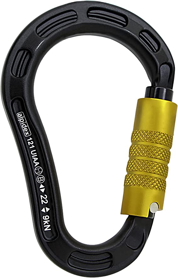 HMS Aluminium Triple Lock Carabiner Elegance 2.0 von Alpidex Karabiner