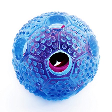 interactive Dog Toys by FurryFido, More Tough/Durable/Indestructible/Tuffy dog toys ball and treat dispensing for Dogs/CatsFunny Dog Puzzle Made by Nontoxic Themoplastic Rubber