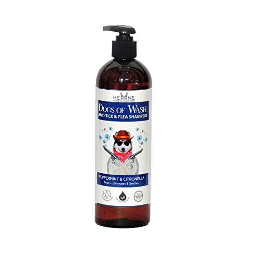 HERRNE Dog Shampoos - Dogs of Wash Anti-Tick & Flea Dog Shampoo (Sulphate, SLES, Paraben Free) - 475 GM