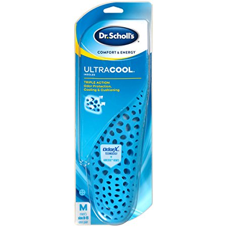 Dr. Scholl’s Comfort and Energy UltraCool Insoles for Men, 1 Pair, Size 8-13