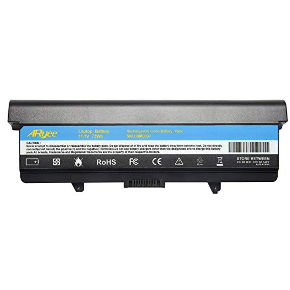 ARyee 1525 Battery Compatible with Dell Insprion 1525 1526 1545 1546 1750, fit D608H 0F965N 0F972N G555N G558N GP952 GW240 M911G G555N GP952 GW240 RN873(6600mAh 11.1V)