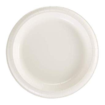 Dixie 8.5" Basic Paper Plates by GP PRO (Georgia-Pacific), White, DBP09W (Pack of 500)