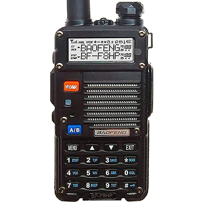 BaoFeng 8-Watt Dual Band 2-Way Radio (136-174Mhz VHF and 400-520Mhz UHF) Includes Full Kit with Large Battery