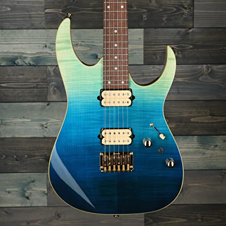 Ibanez RG421HPFM Electric Guitar (Blue Reef Gradation)