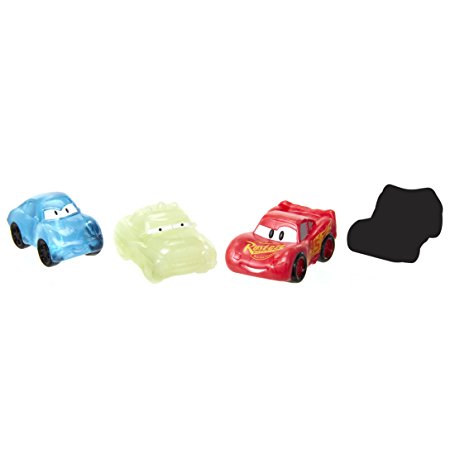 Ooshies Set 2" Disney Cars 3 Series 1" Action Figure (4 Pack) Pencil Toppers