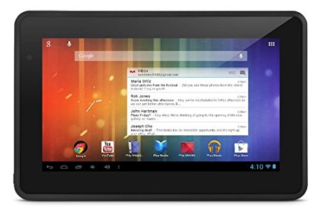Ematic 7 inches Genesis Prime Tablet with Android 4.1, Jelly Bean & Google Play - Black