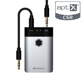 Zoweetek Bluetooth Transmitter Wireless Portable Transmitter Connected to 35mm Audio Devices Paired with Bluetooth Receiver Tv Ears Bluetooth Dongle A2dp Stereo Music Transmission