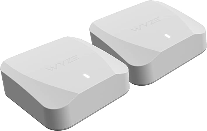 Wyze AX3000 Dual-Band Wi-Fi 6 Mesh Router System, Covers up to 3000 Sq. Ft, 100  Devices, Replaces Router and Extender, Supports Wired Backhaul, 2x 1 Gbps Ports per router - 2 Pack