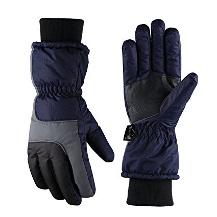 Fazitrip 3M Thinsulate Gloves, Windproof & Waterproof Gloves for Men, Function as Ski Gloves, Biking Gloves, Running Gloves or Other Sporting Gloves at Winter
