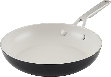 KitchenAid Hard Anodized Ceramic Nonstick Frying Pan/Skillet, 10 Inch - Matte Black