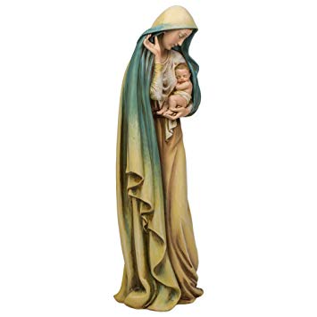 Madonna and Child Jesus Renaissance Collection 18 Inch Resin Stone Statue Figurine